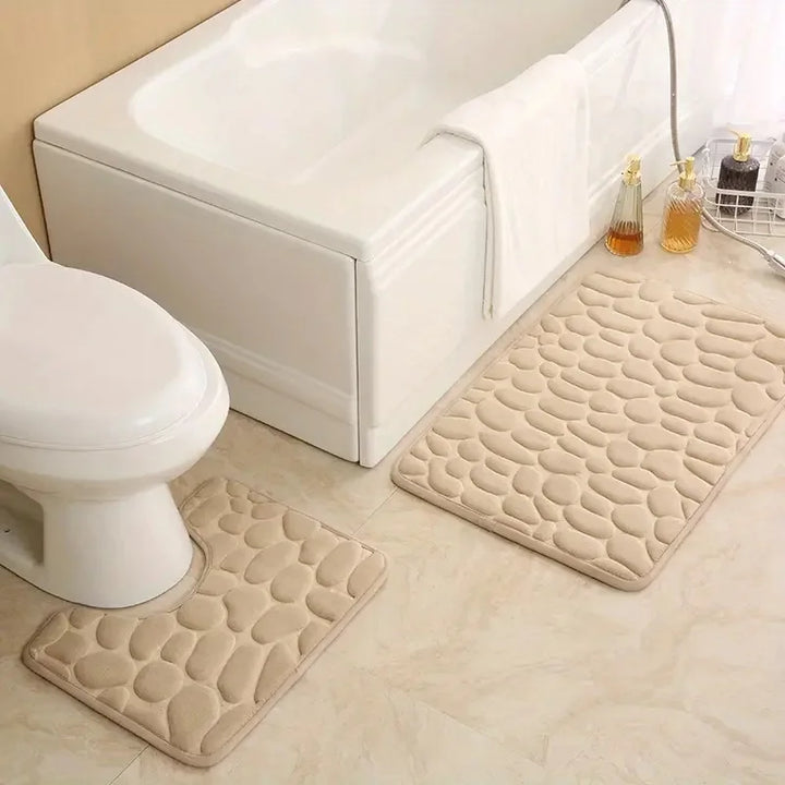 StoneGripPattern | Engraved Toilet & Door Mats