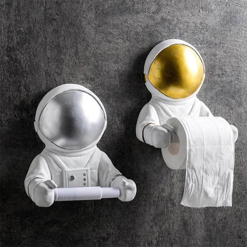 GalaxyGrip | Astronaut Toilet Paper Holder for a Fun Factor