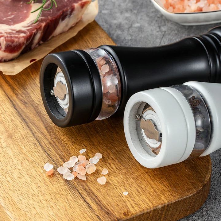 WoodGrindLuxe | Premium Solid Wood Salt & Pepper