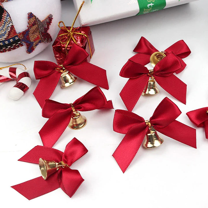 ChristmasBell | Elegant Bow with Bells for Decoration