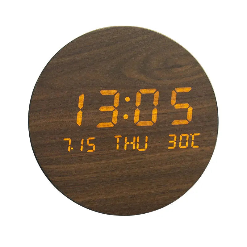 WoodenWake | Eco-friendly LED Clock for the Desk