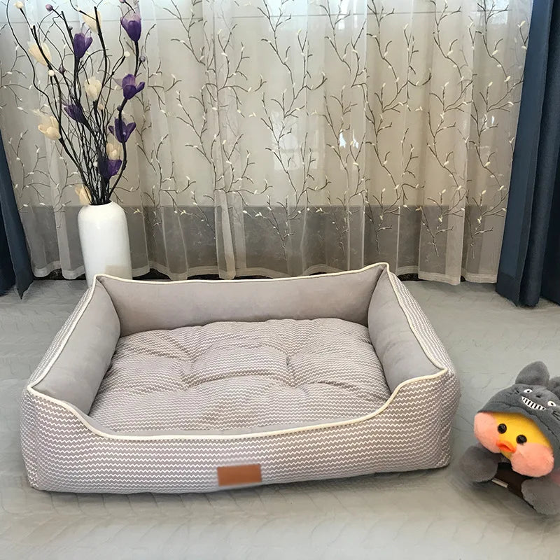 AdemHaven | Elegant Square Cat and Puppy Kennel for Comfort