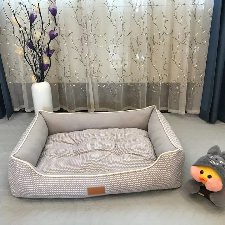 AdemHaven | Elegant Square Cat and Puppy Kennel for Comfort