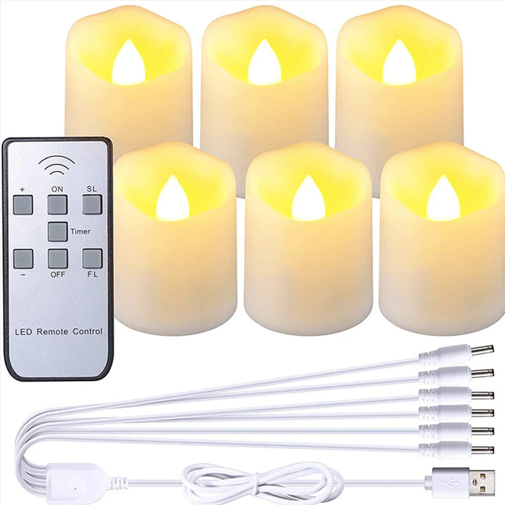 CandleCharm | LED Illuminated Decorative Flameless Candle