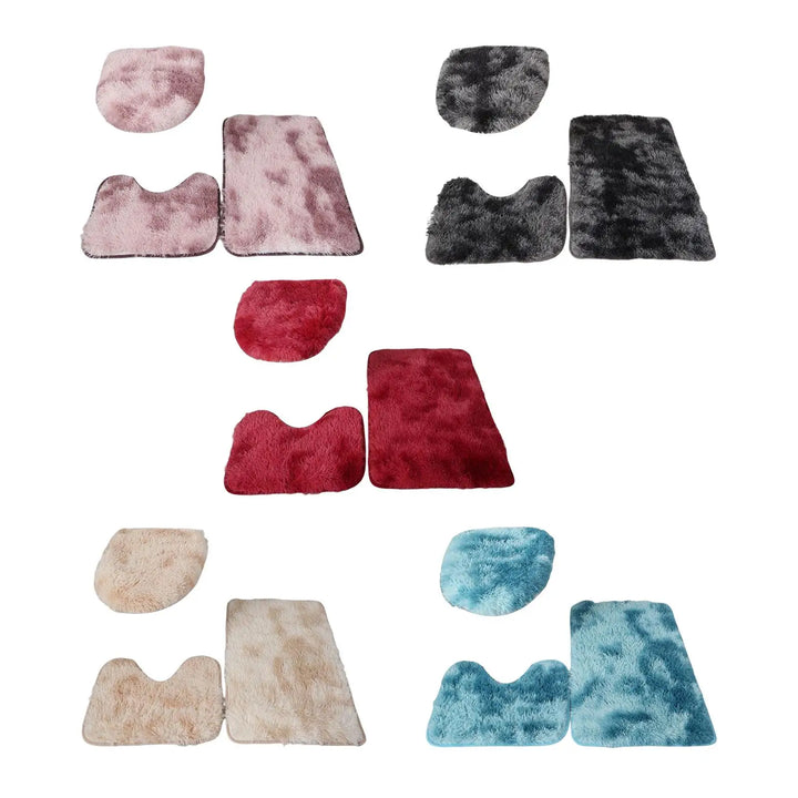 FreshFloorsComfort | Absorbent Bathroom Mats with Lid