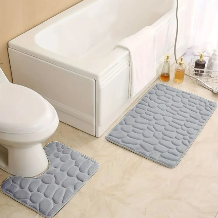 StoneGripPattern | Engraved Toilet & Door Mats
