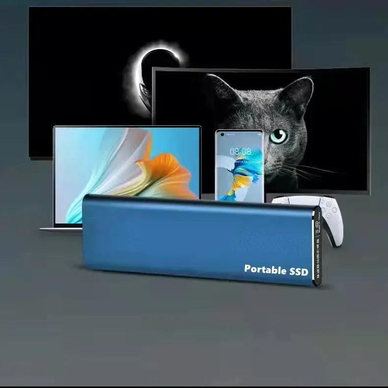 SpeedDrive - External 4TB SSD - Slim, Powerful, and Lightning Fast