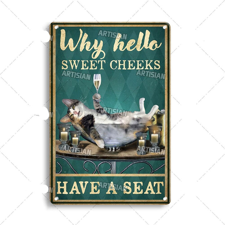 NostalgiePoes – Atmospheric Metal Wall Decoration