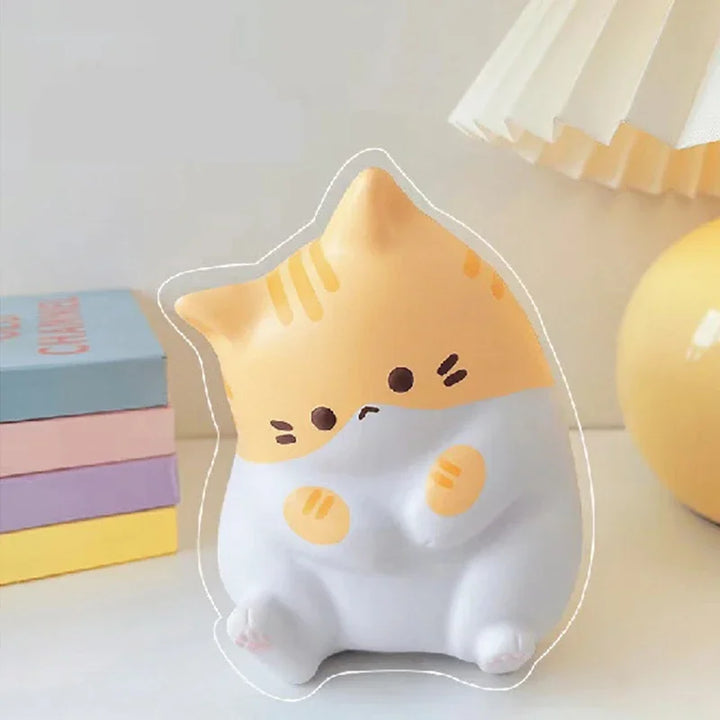 PurrSquish - Cute Cat Stress Ball for Relaxation - Squeezable Cat Figure