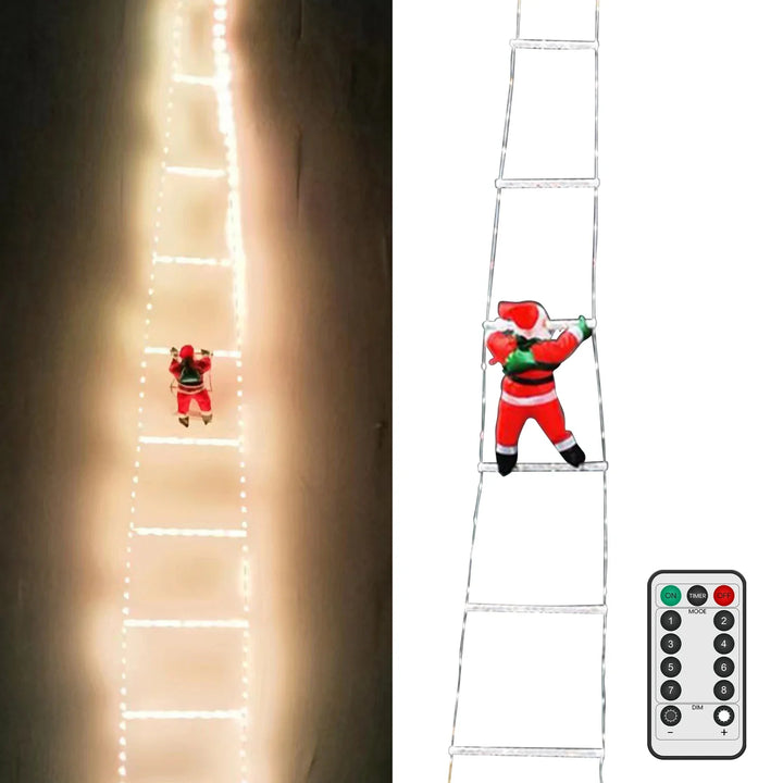 LuxeKlim | Premium Santa Ladder Decor