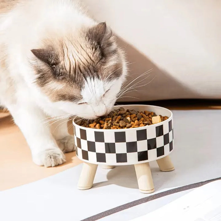 HalsVeilig | Luxury Pet Bowl with High Base for Cats and Dogs
