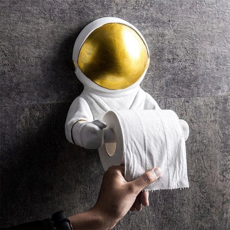 GalaxyGrip | Astronaut Toilet Paper Holder for a Fun Factor