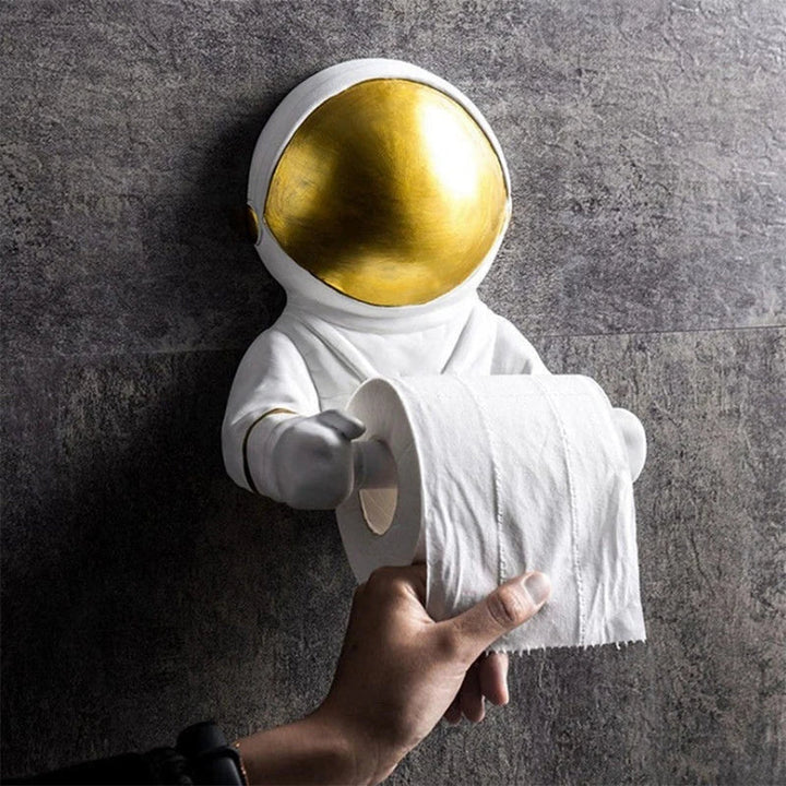 GalaxyGrip | Astronaut Toilet Paper Holder for a Fun Factor
