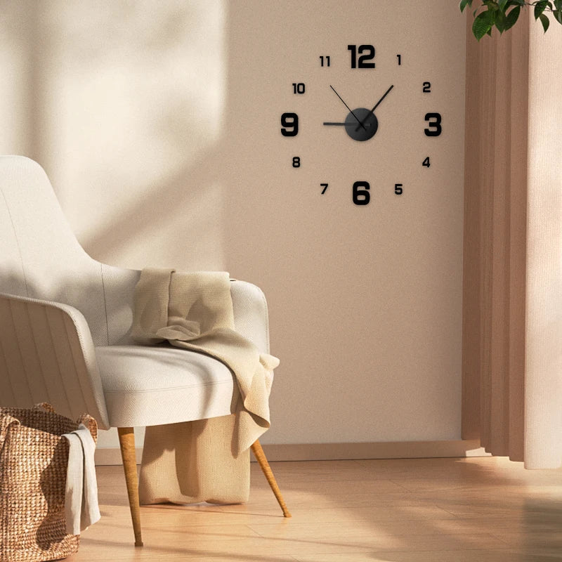 FrameLessTime | Creative Do-It-Yourself Wall Clock