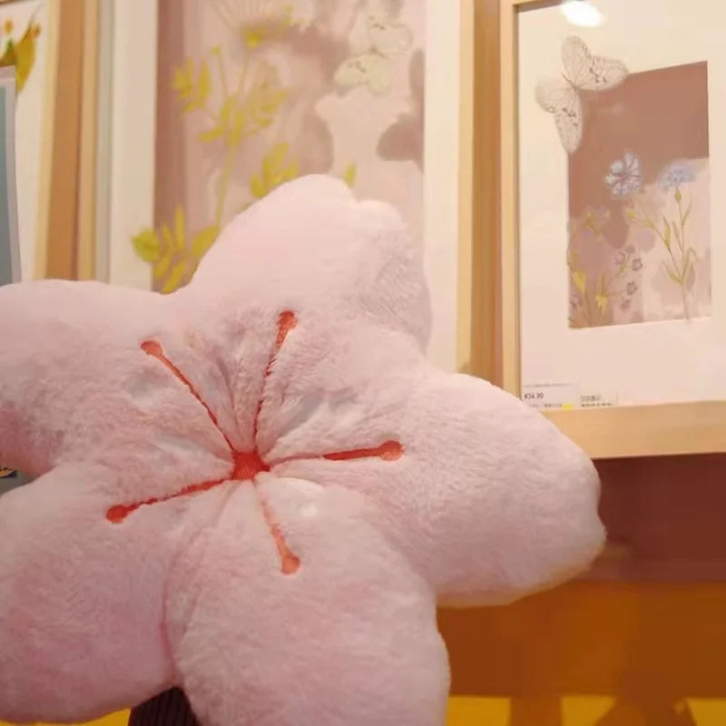 CherryBloom | Pink Blossom Floor Cushion
