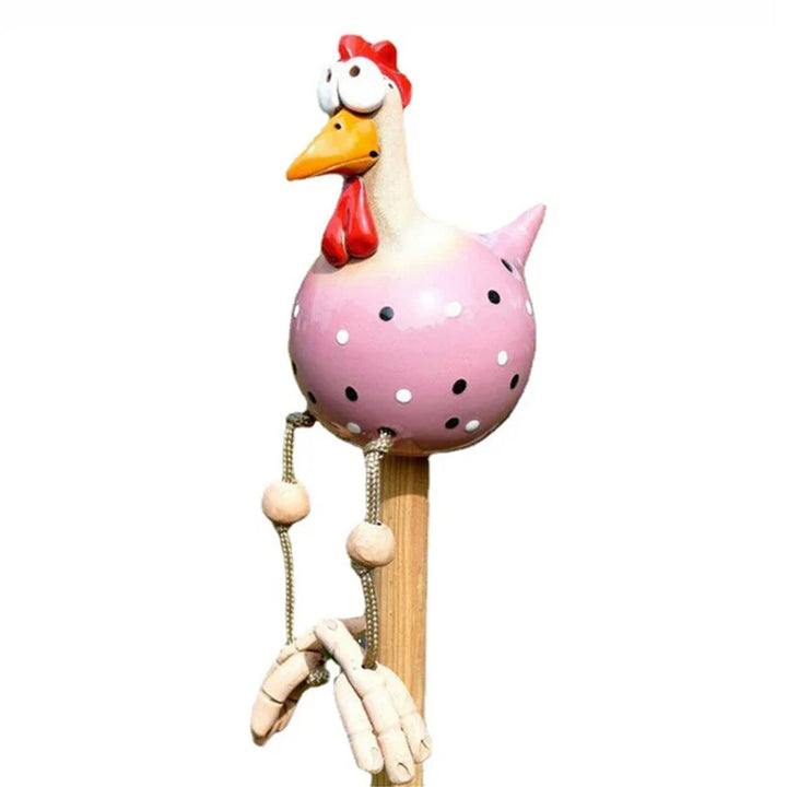 CluckChic | Luxe Funny Chicken Fence Decoration for Home and Garden