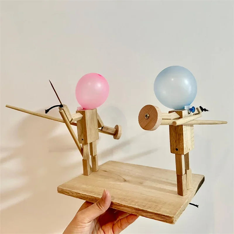 Wooden and Metal Balloon Pop Game - Fun for Young and Old - Perfect for Parties, with a Sturdy Construction -