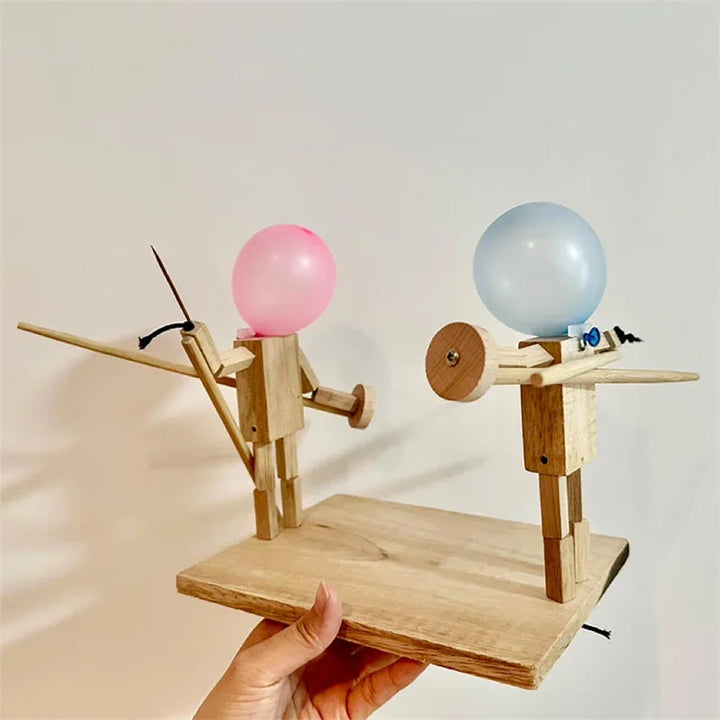 Wooden and Metal Balloon Pop Game - Fun for Young and Old - Perfect for Parties, with a Sturdy Construction -