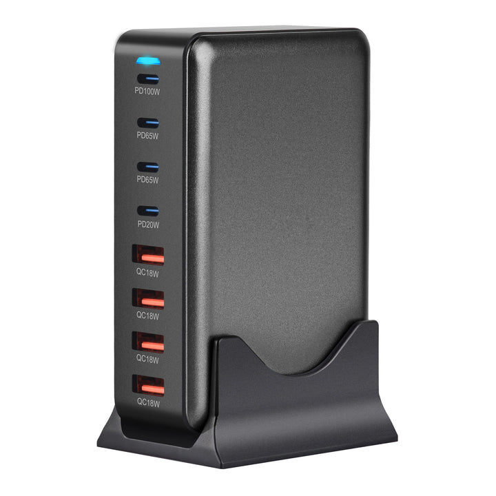 CLEVLO | 320W GaN³ Fast Charging Station (8-Port)