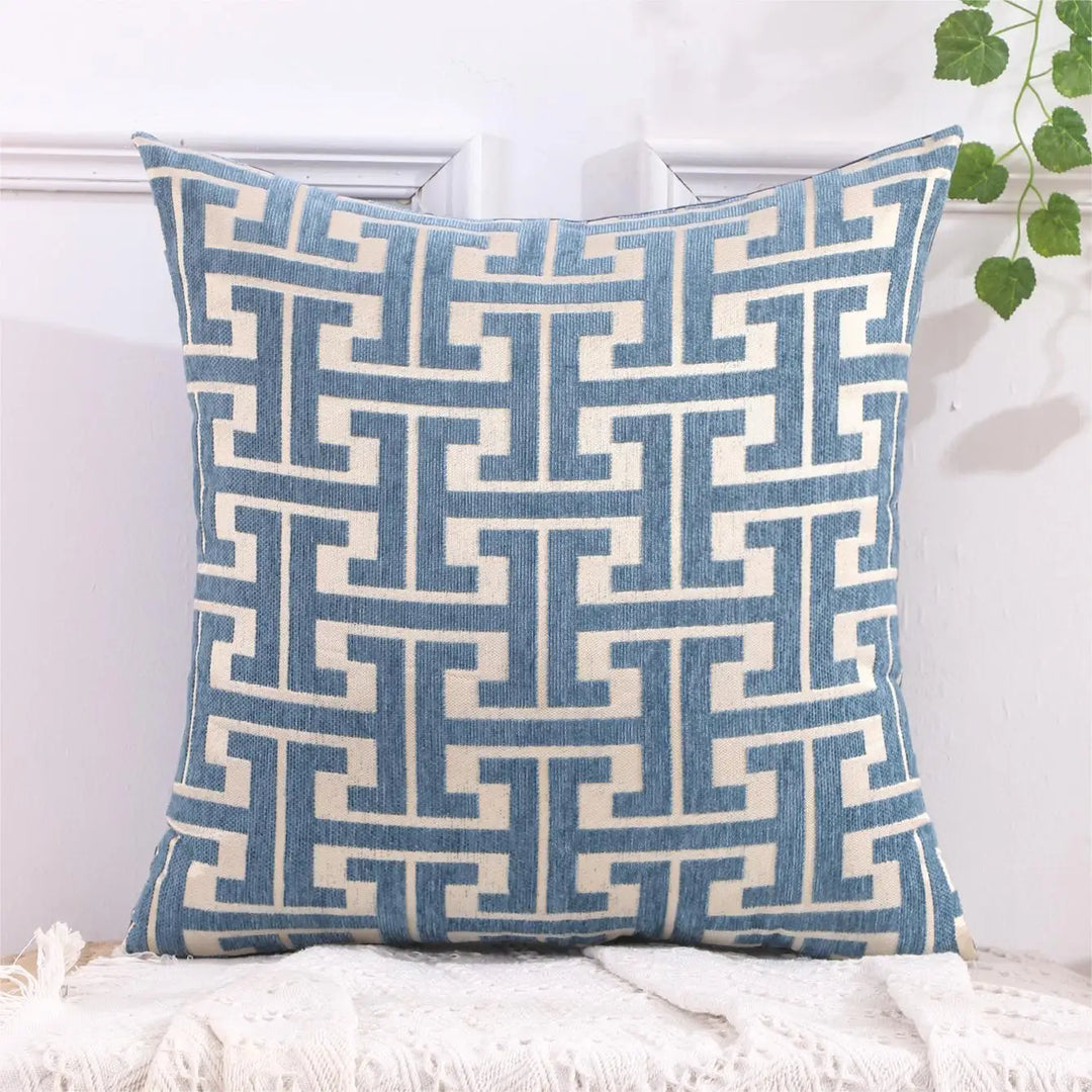 RusticWeave | Striped Cushion Cover for the Sofa