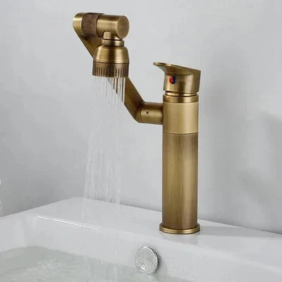 LuxeFlow | Gold Sink Mixer Tap