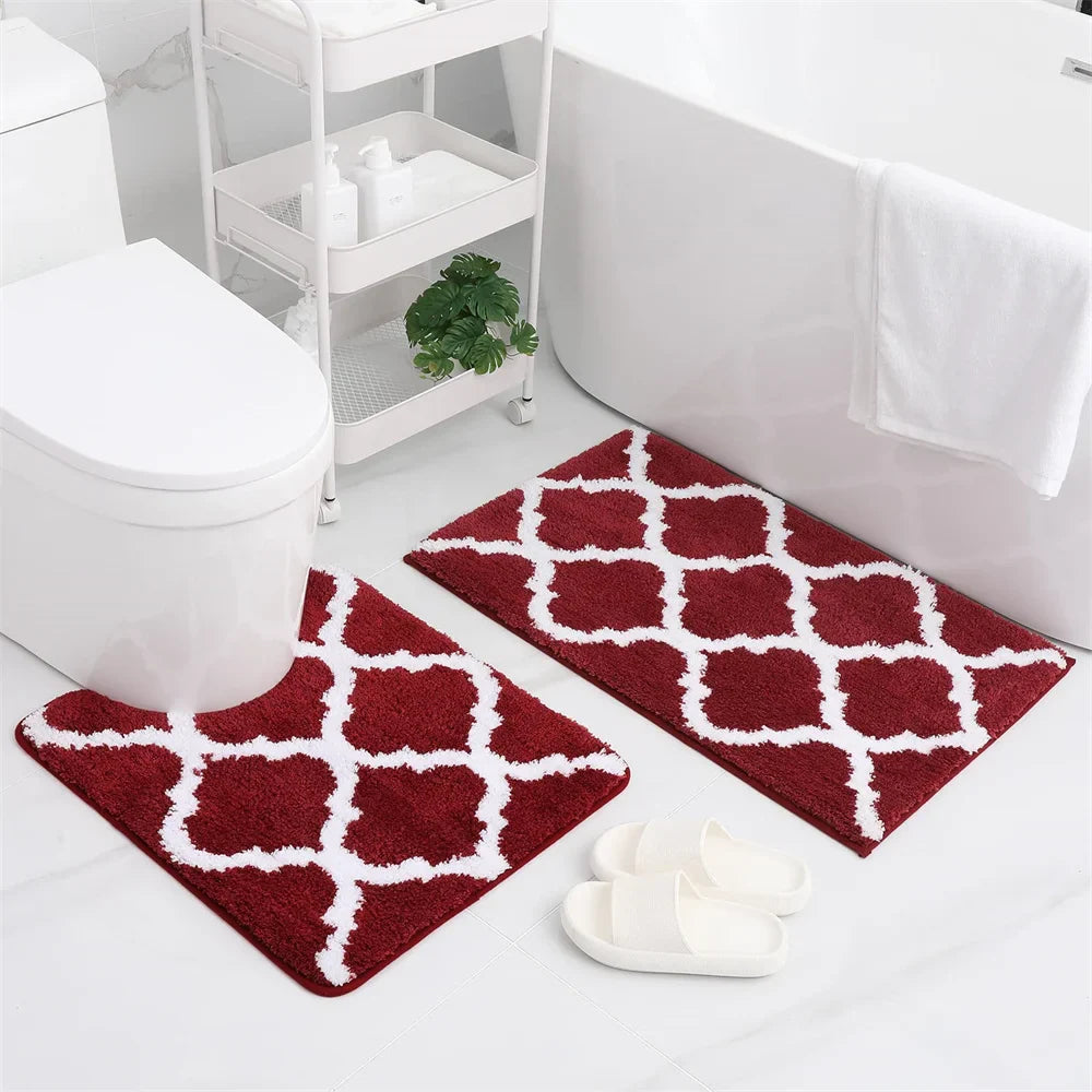 MicroSoftSet | Microfiber Bathroom Mats Set