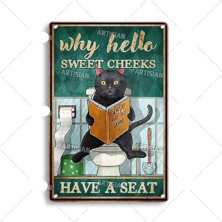 NostalgiePoes – Atmospheric Metal Wall Decoration