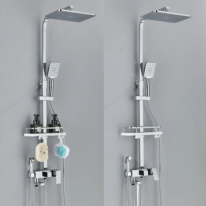 RainFlow | Brass Shower Faucet Set