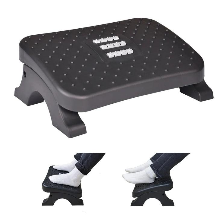 CLEVLO | Ergonomic Footrest with Massage Rollers