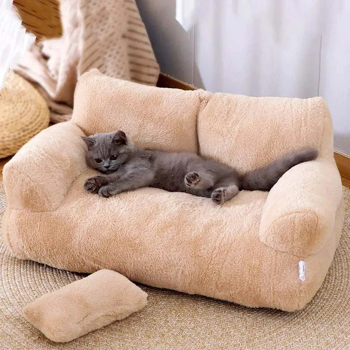 SofaLux | Luxury Cat Bed for Winter Warmth and Comfort