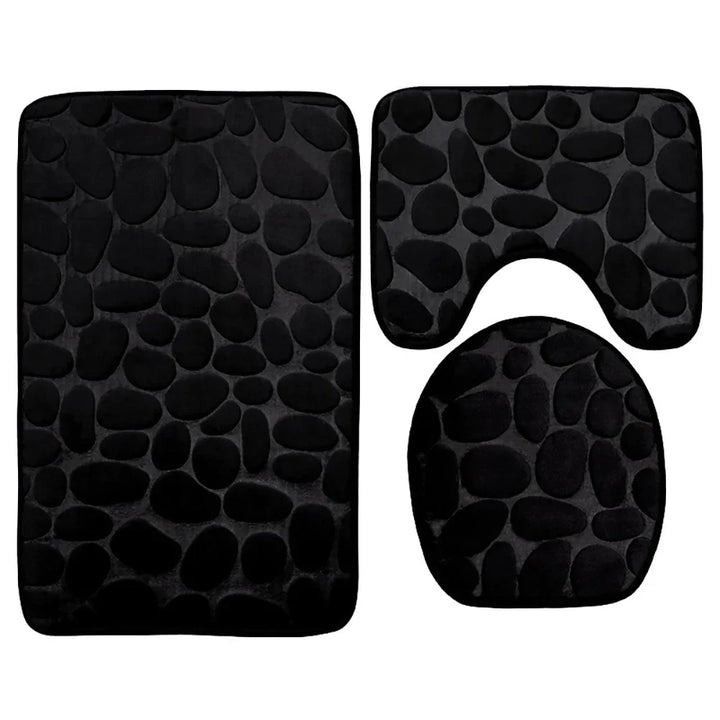 CobblestoneComfort | Non-Slip Absorbent Shower Mats
