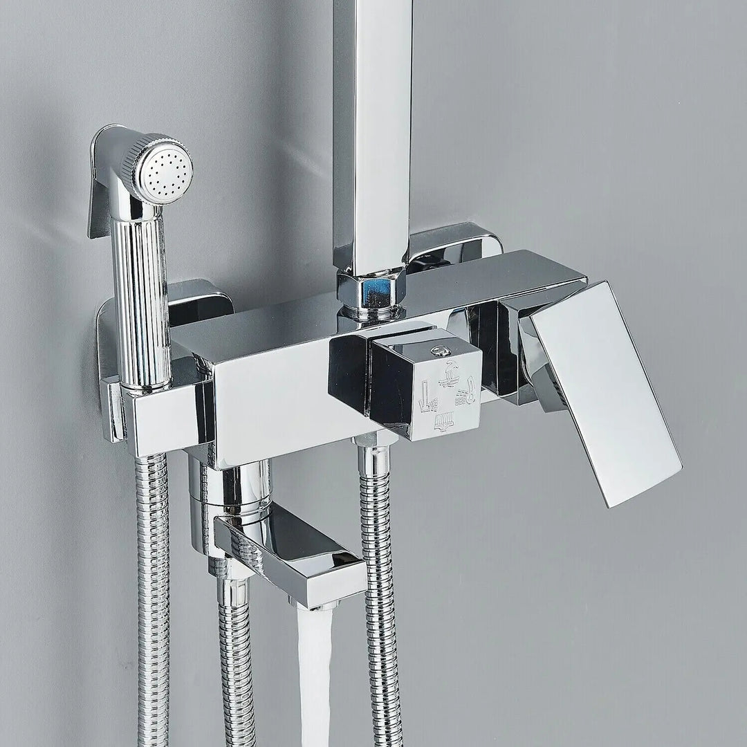 RainFlow | Brass Shower Faucet Set