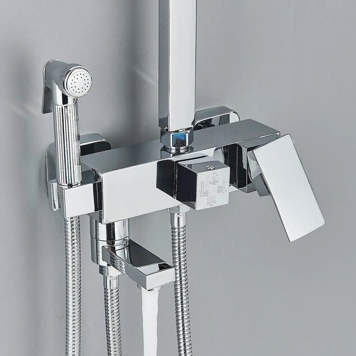RainFlow | Brass Shower Faucet Set