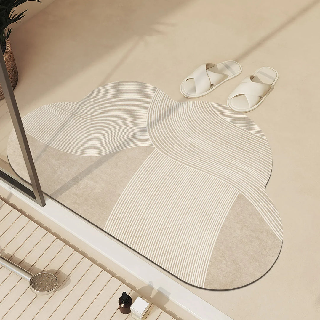 AquaSerenity | Quick-Drying Toilet Mat