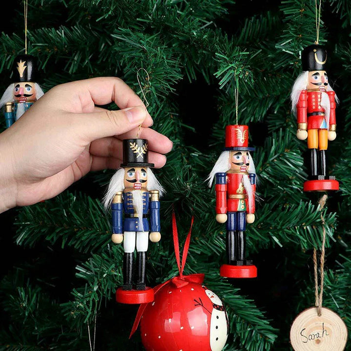 WoodBeauty | Set of 6 Mini Nutcracker Ornaments