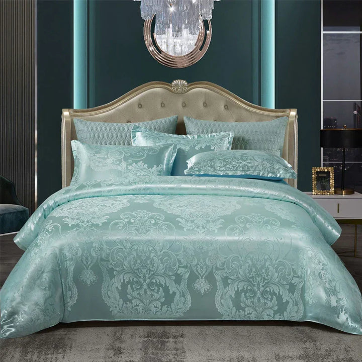 SilkSoft Duvet Cover Set - Luxurious Satin Feel for Ultimate Comfort - Lightweight and Soft for a Restful Sleep