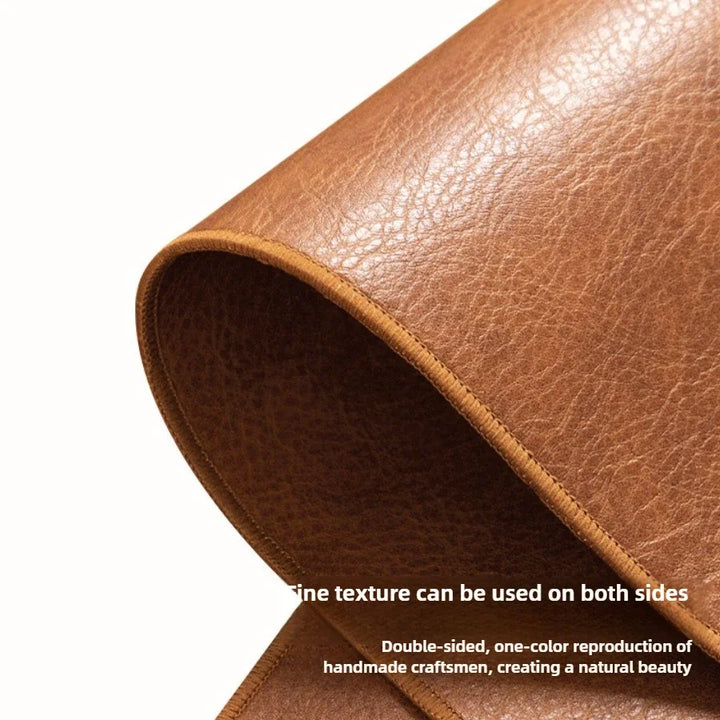 CLEVLO | RetroDesk Vegan Leather Mouse Pad