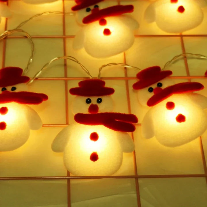 FrostyGlow – Snowman Christmas Tree Lights and Hanging Ornaments
