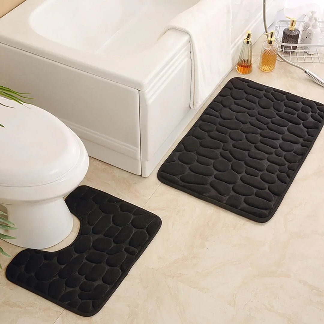 StoneGripPattern | Engraved Toilet & Door Mats