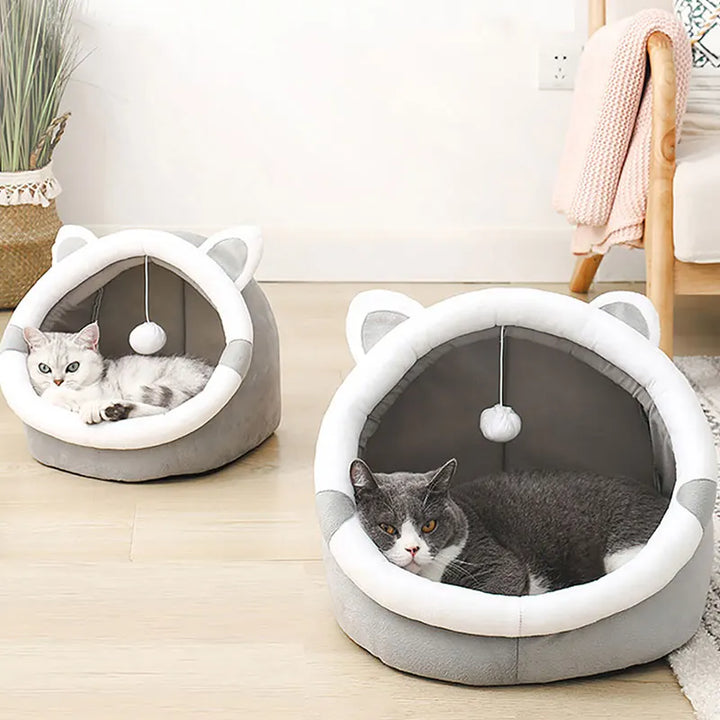 SnuggleHaven | Adorable Pet Bed for Cats & Dogs