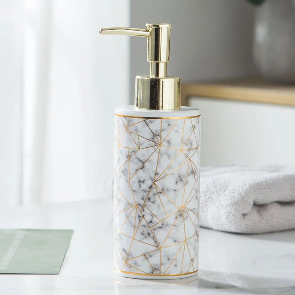 PurePress | Marble Lotion Dispenser