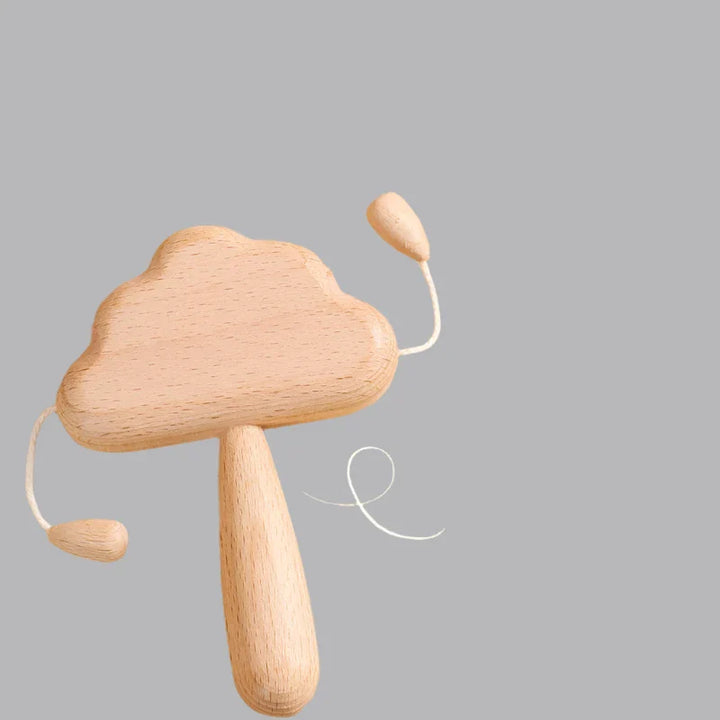 BabyWolk | Wooden Rattle Toy