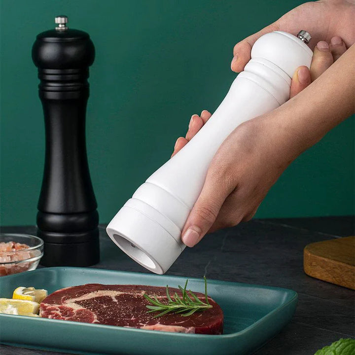 CulinaryCrafter | Manual Salt and Pepper Mill with Precision Grinding