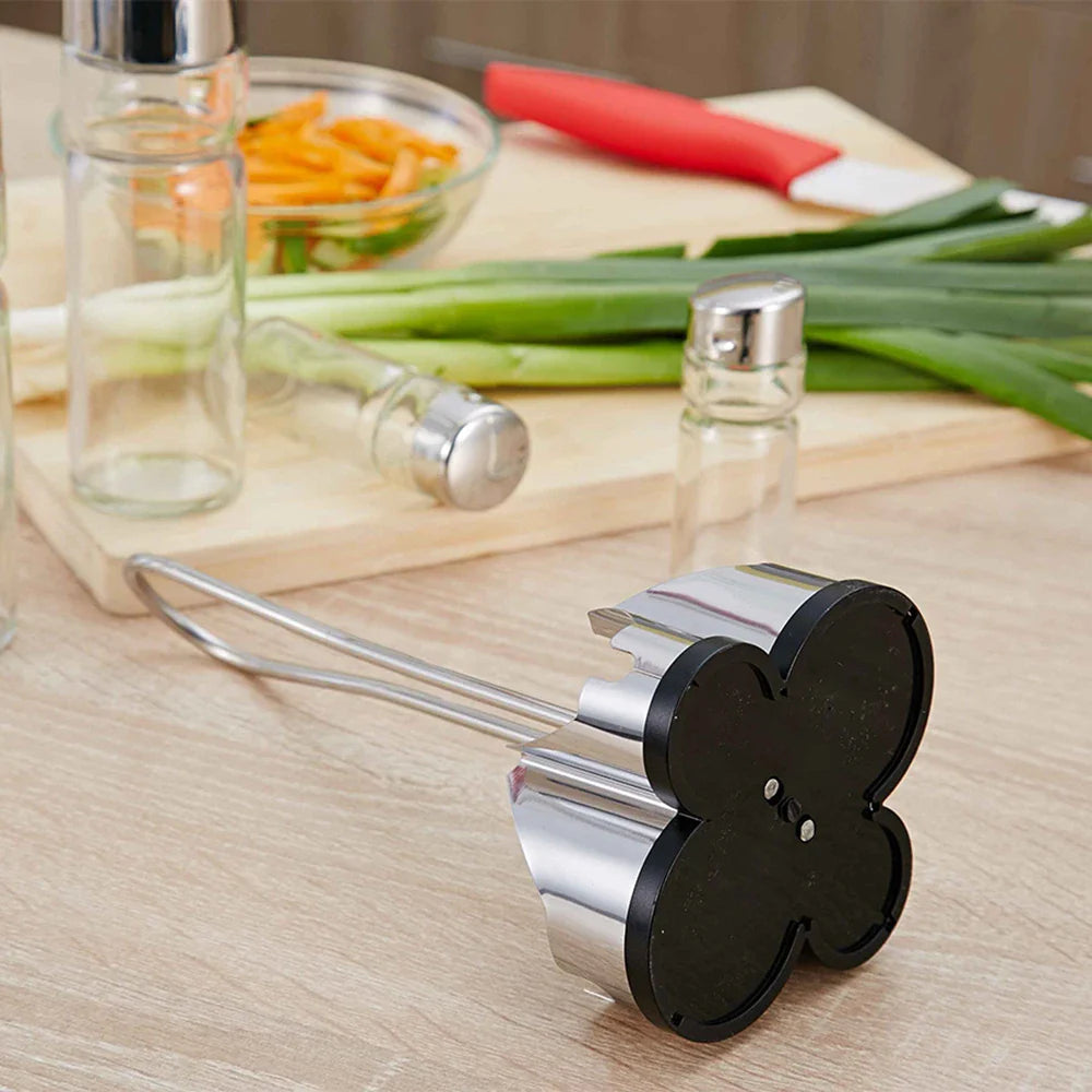 TasteCraft | Luxury Spice Bottles with Salt and Pepper Shakers in Holders