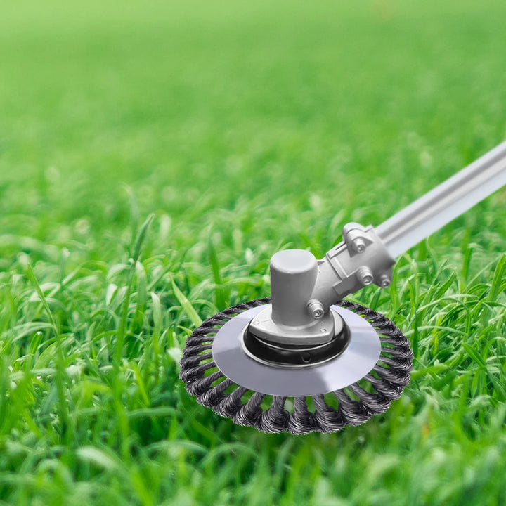 ProTrim Brush - Professional Steel Wire Grass Trimmer Head - Durable Weed Brush for Efficient Cutting