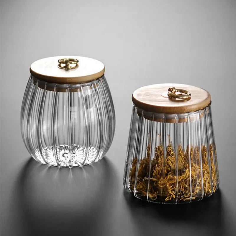 PureGlass – Elegant Kitchen Storage Jar with Airtight Lid for a Stylish Kitchen