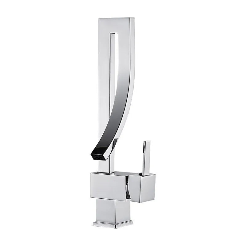 LuxeFlow | Brass Sink Mixer Tap
