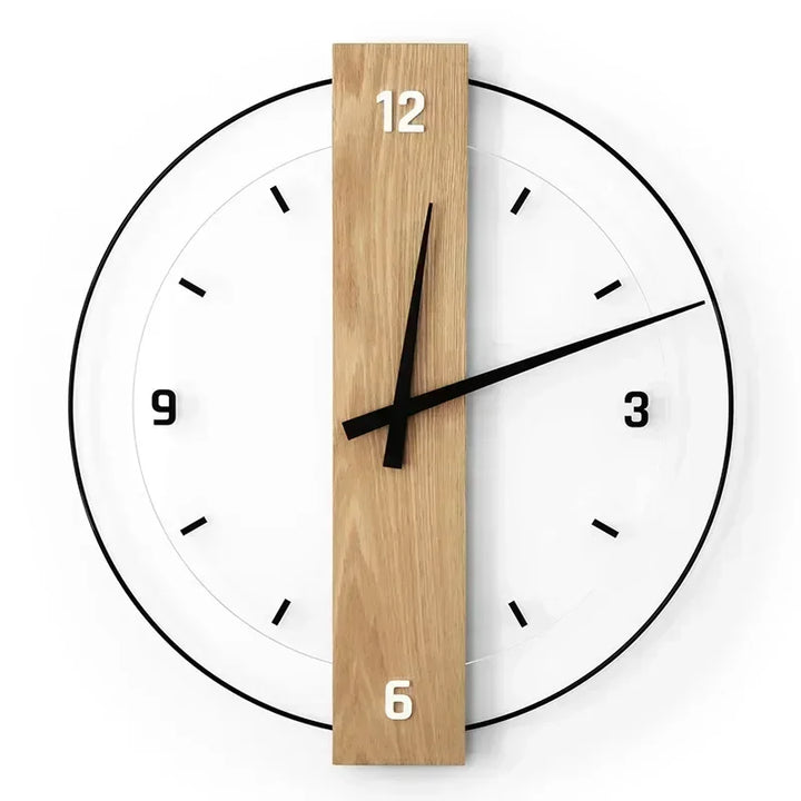 SilentElegance | Luxury Wooden Wall Clock