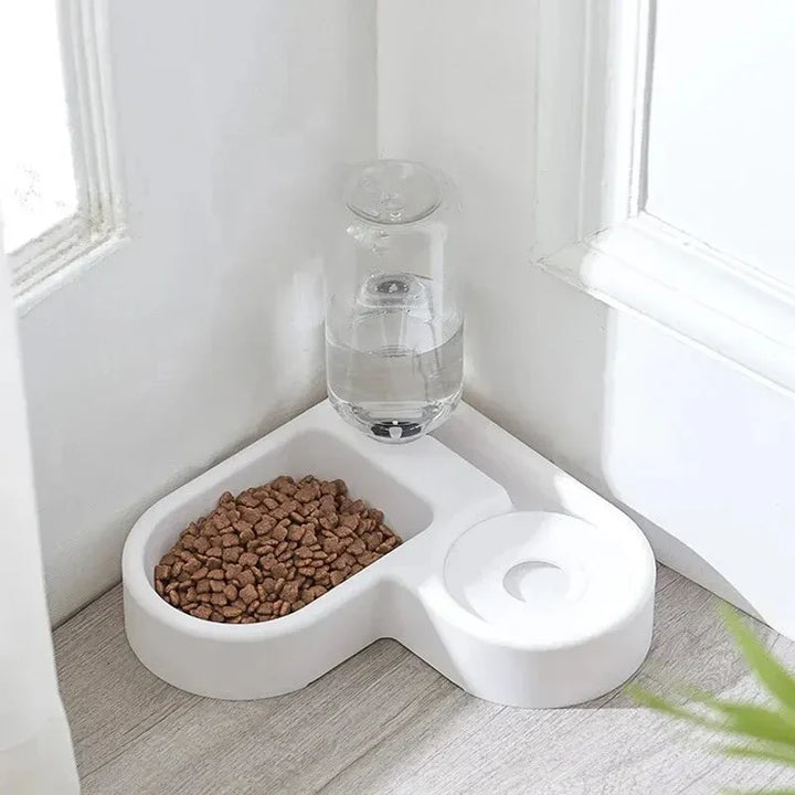 DuoDelight | Elegant Feeding and Drinking Bowl for Cats and Dogs