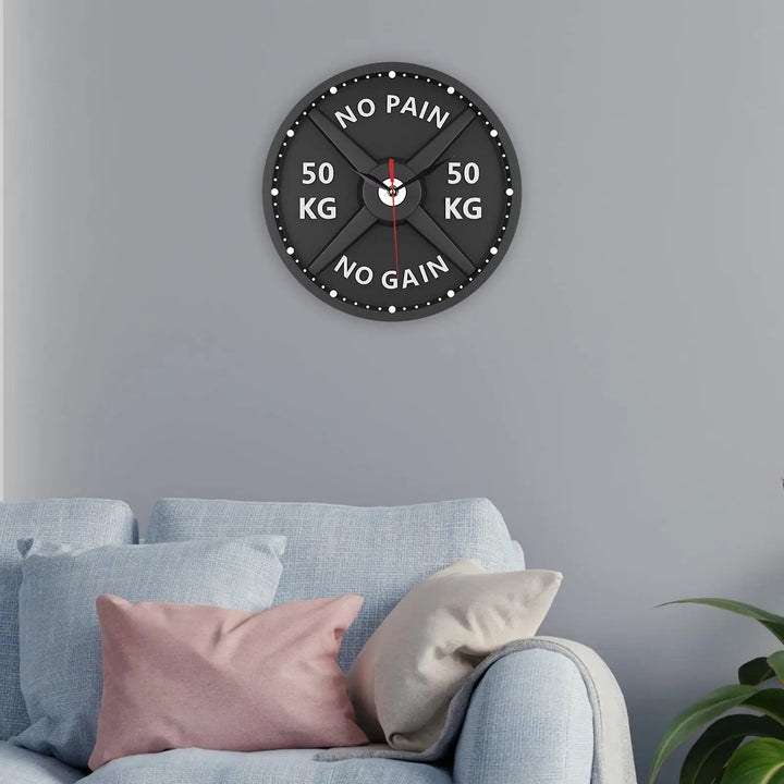 FitnessElegance | Luxury 3D Wall Clock for the Gym